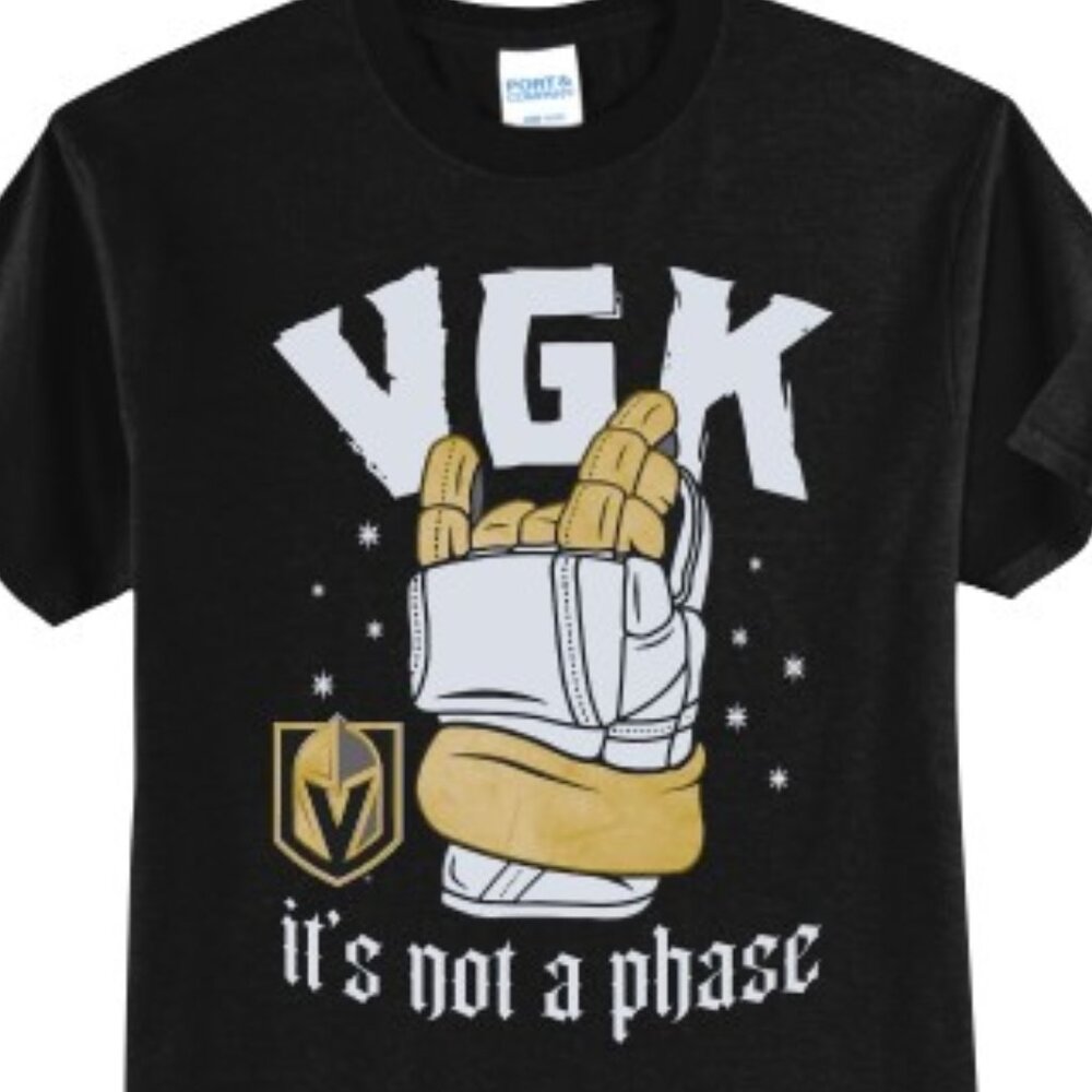 Vegas Golden Knights (VGK) It's Not A Phase - When We Are Home (Emo) T-Shirts